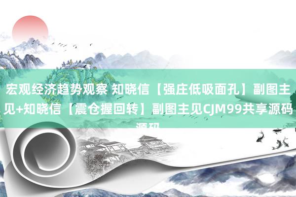 宏观经济趋势观察 知晓信【强庄低吸面孔】副图主见+知晓信【震仓握回转】副图主见CJM99共享源码