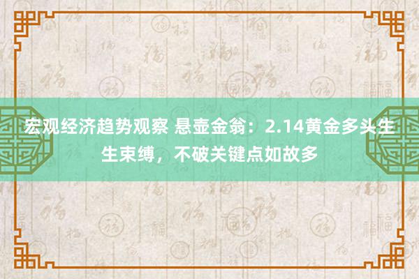 宏观经济趋势观察 悬壶金翁：2.14黄金多头生生束缚，不破关键点如故多